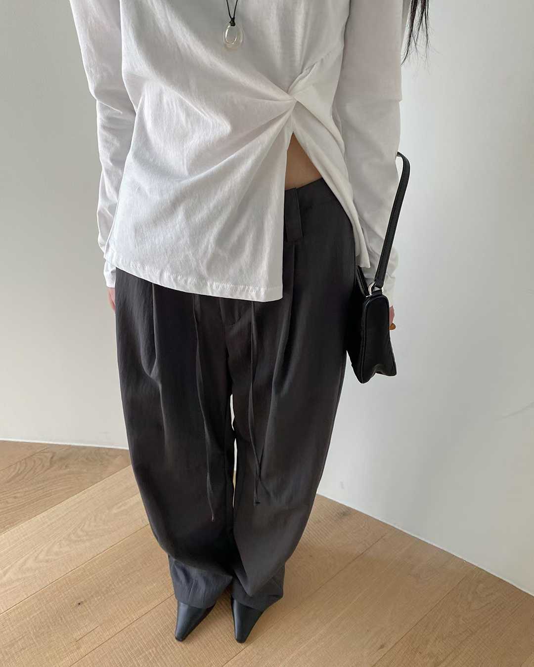 ELOISE OPEN KNOT LONG SLEEVES TEE