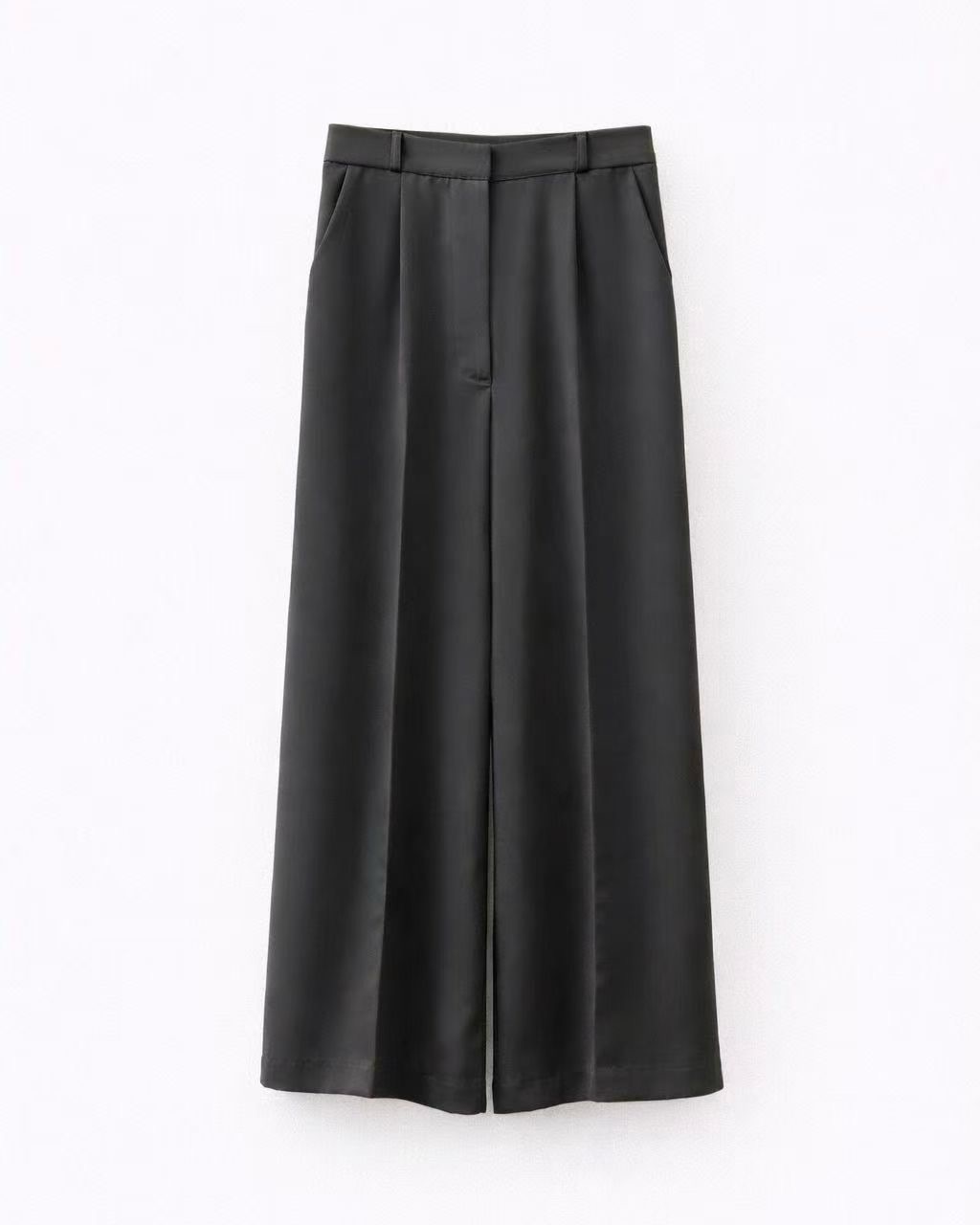 ME06 / Banded Waist Straight Leg Trousers