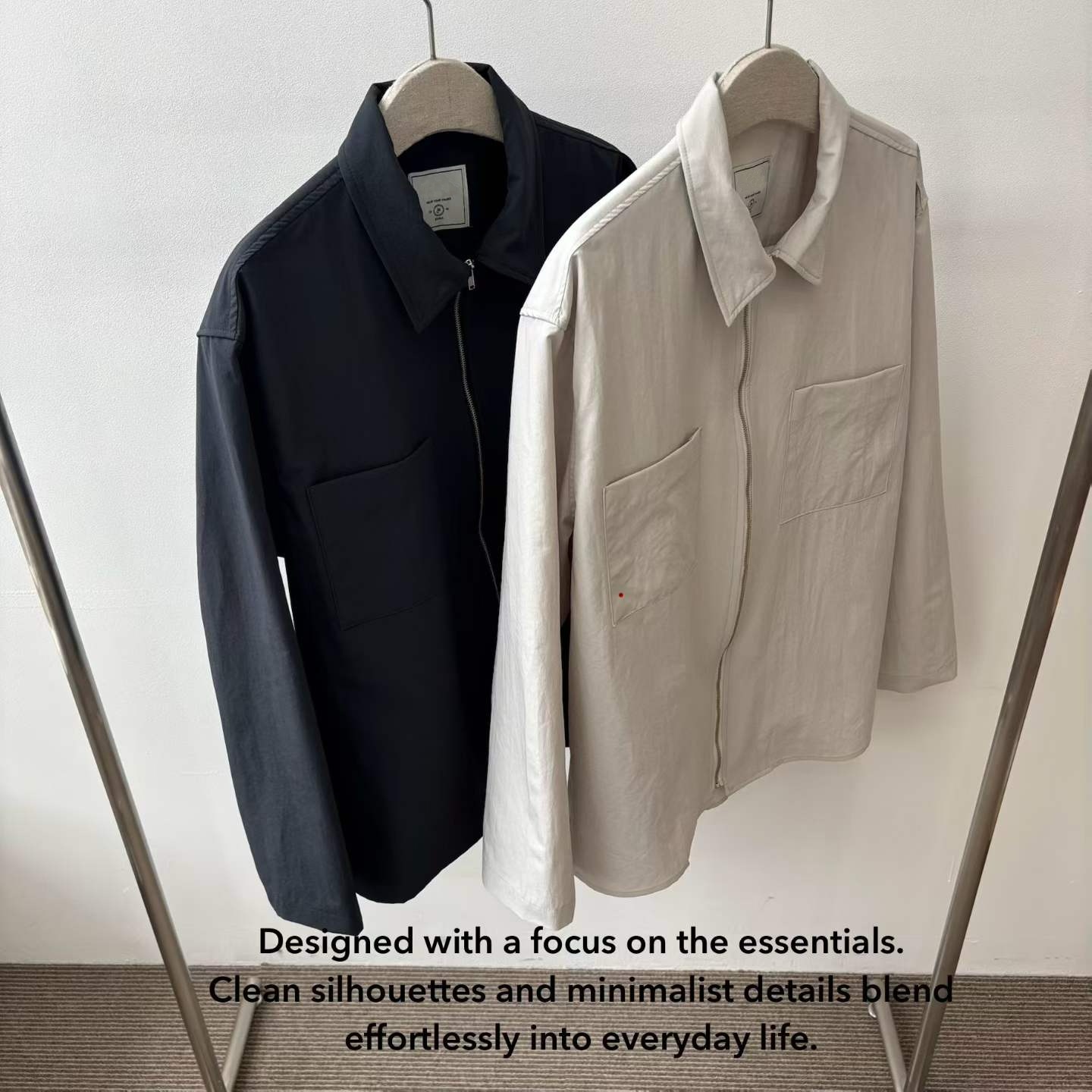 FINNEGAN ZIP UP COLLARED JACKET
