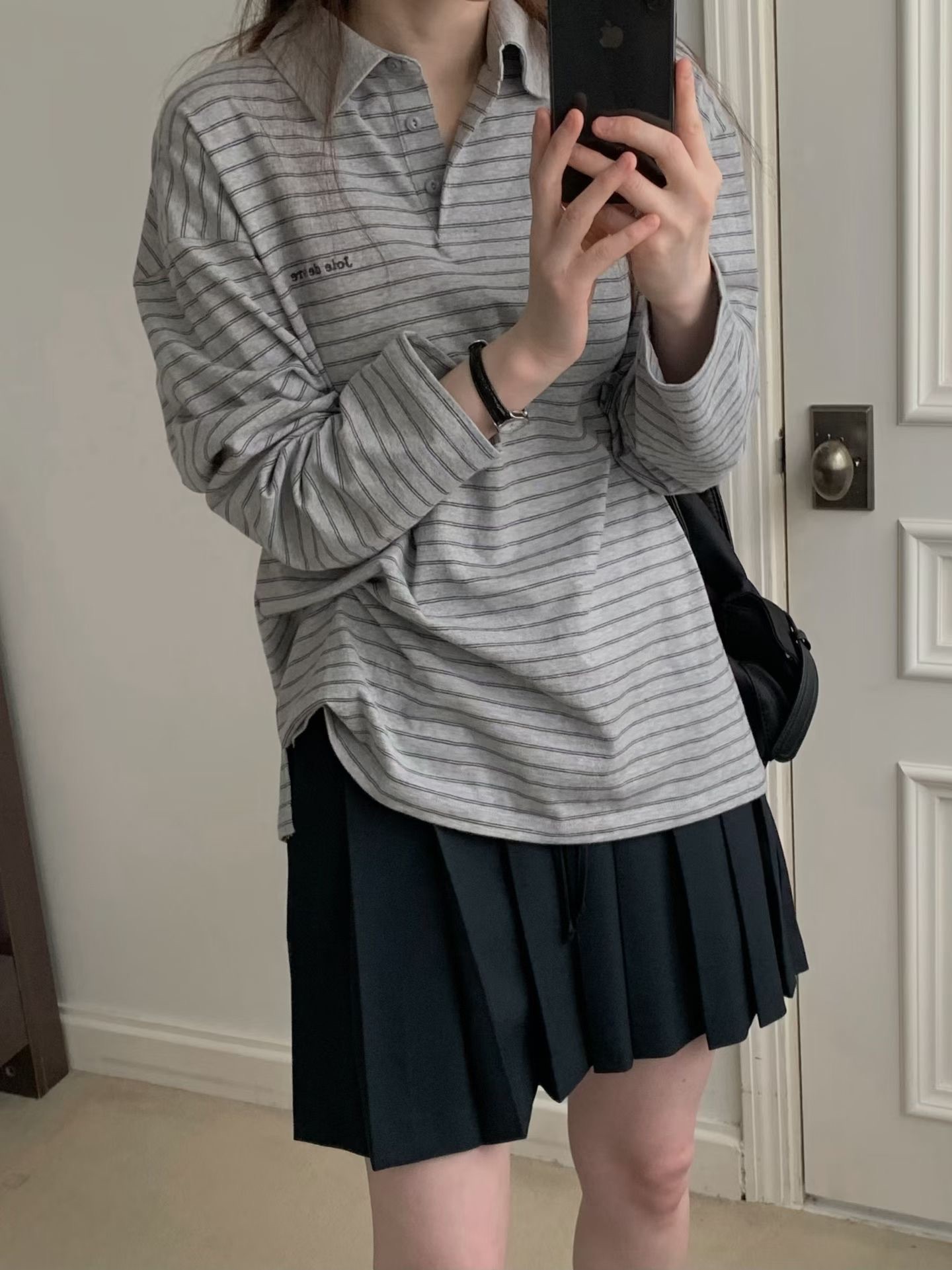 JU14 / "JOIE DE VIVRE" POLO PULLOVER