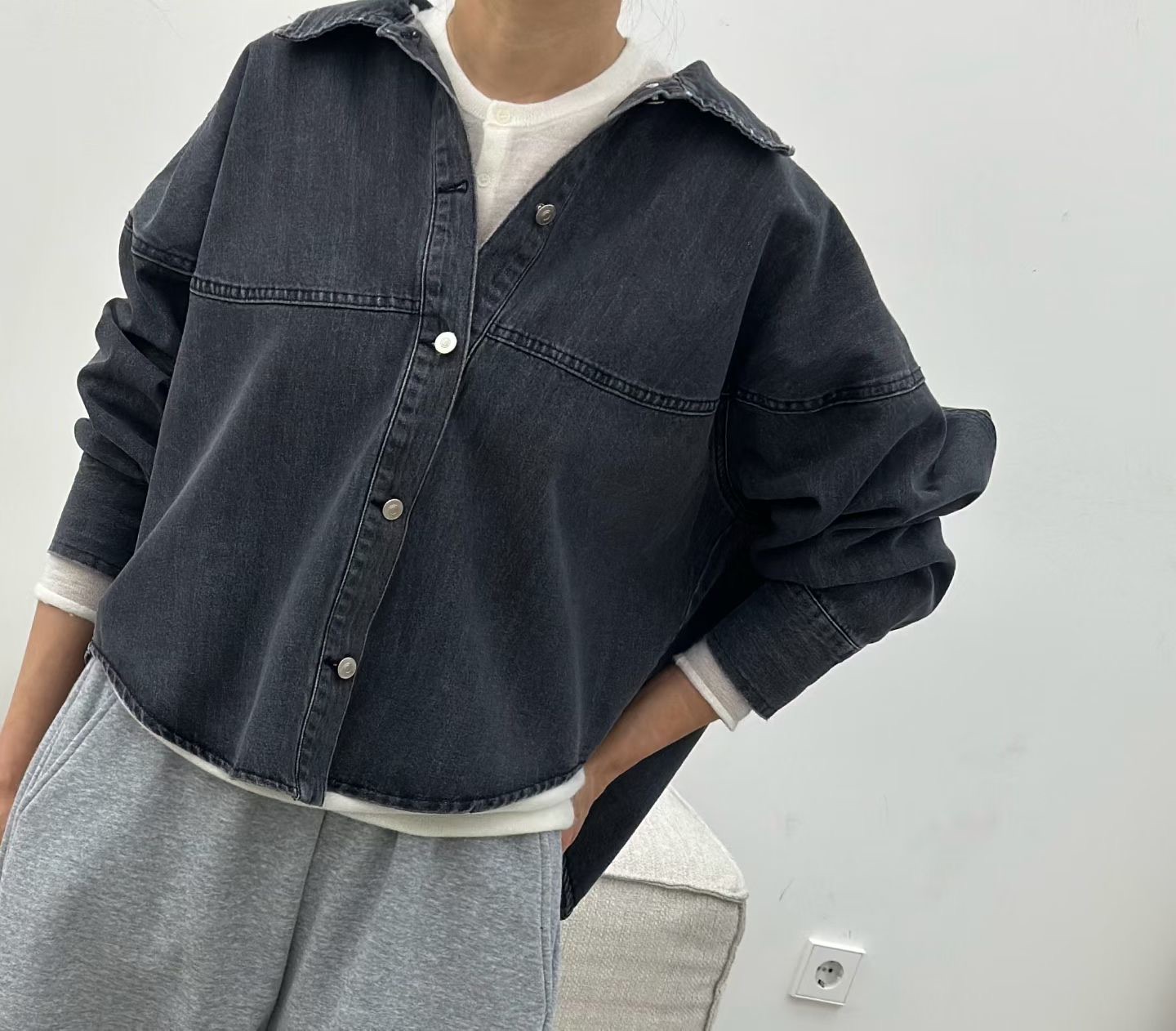 LE14 / LIGHT DENIM SHIRT-OUTER