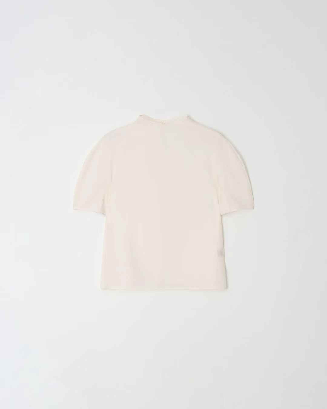 DARIA PREMIUM CURVE SLEEVE SEMI-SEE THROUGH BLOUSE