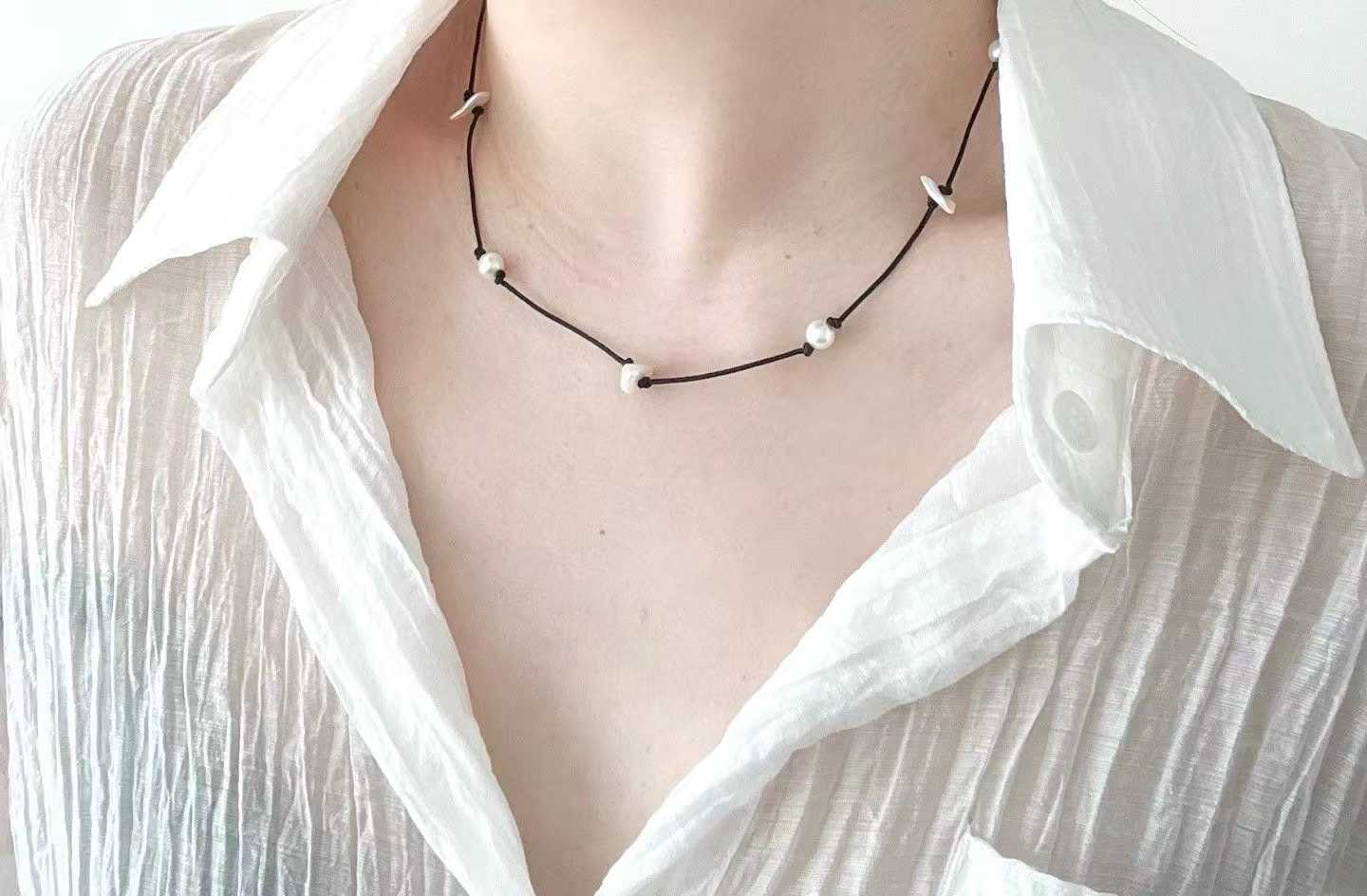 FRITZ SEGMENTED STRING NECKLACE