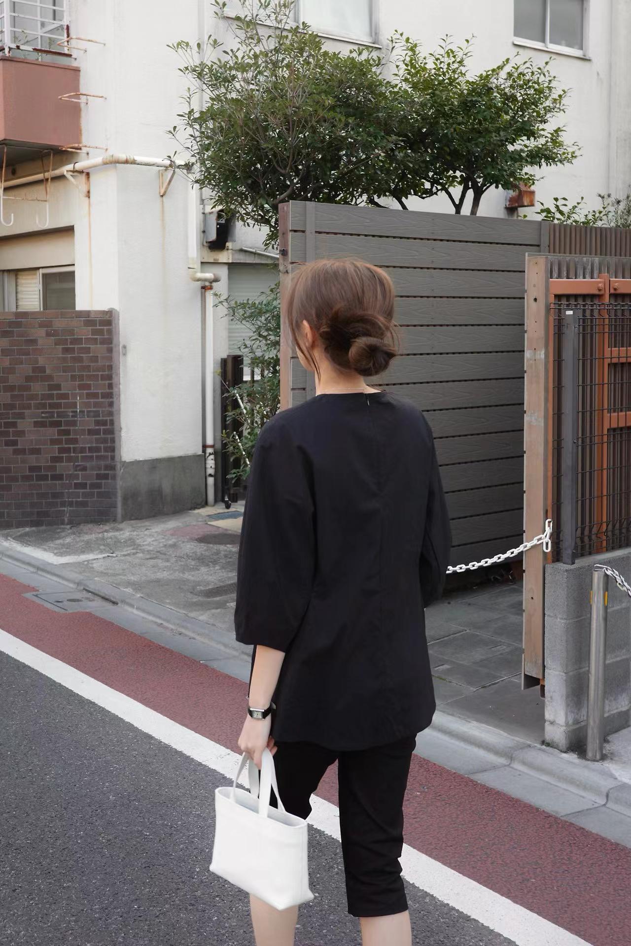 EVREN VOLUME FLARED BLOUSE