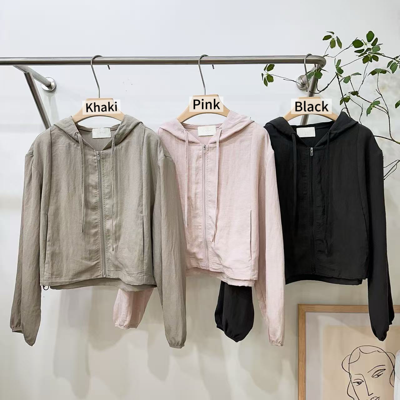 CS09 / HOODED ZIP UP OUTERWEAR