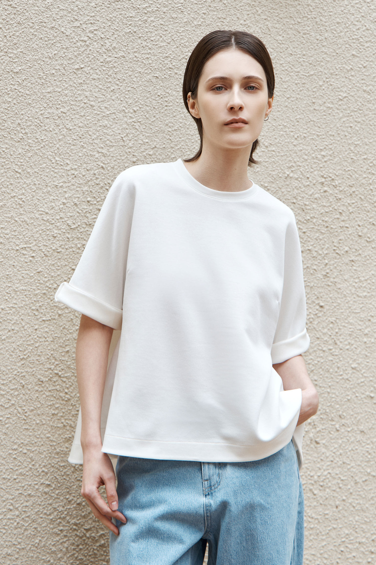 WW27 / VOLUMIZING FLARE SHORT SLEEVES TOP