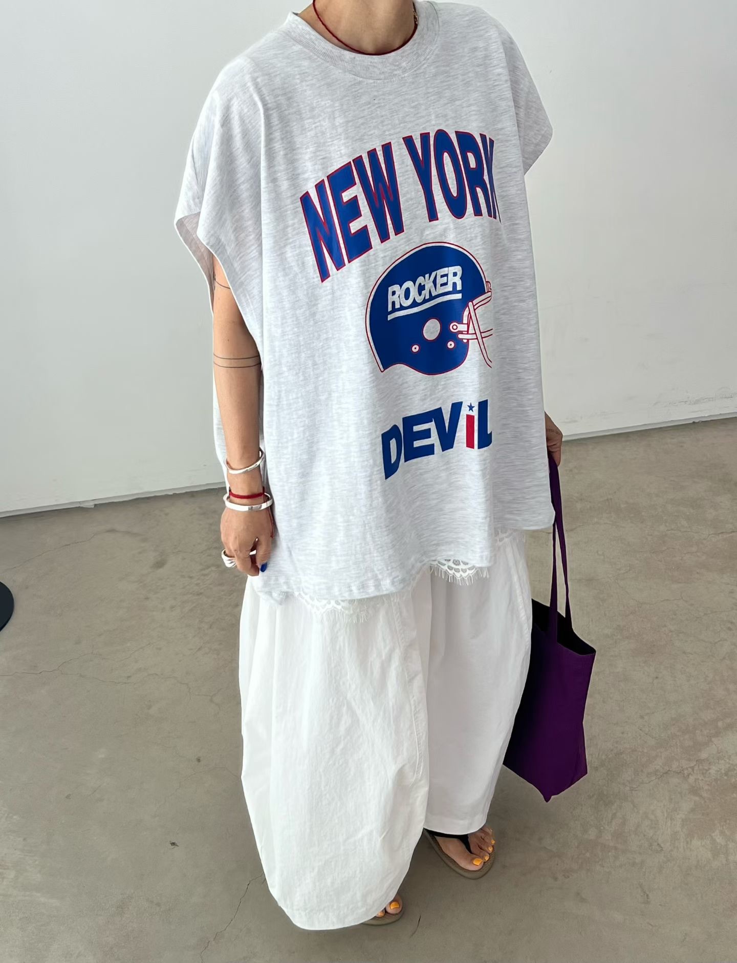 VN17 / "NEW YORK ROCKER DEVILS" MUSCLE TEE