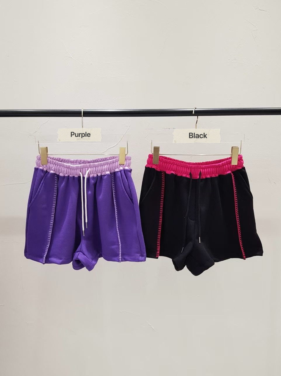 BF14 / Contrast Banding Pocket Shorts