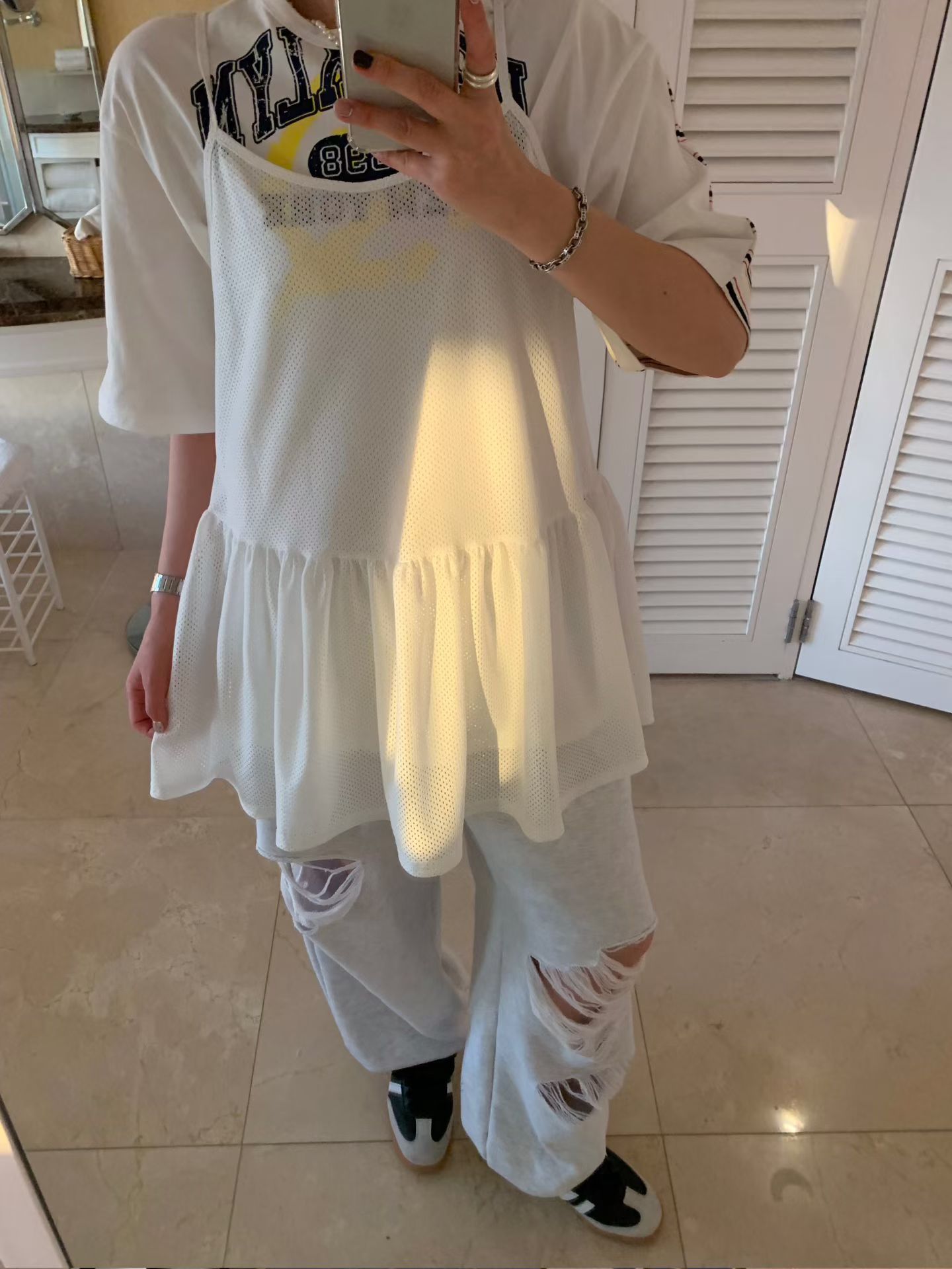 DROP-WAIST LAYERING TUNIC (KL23）