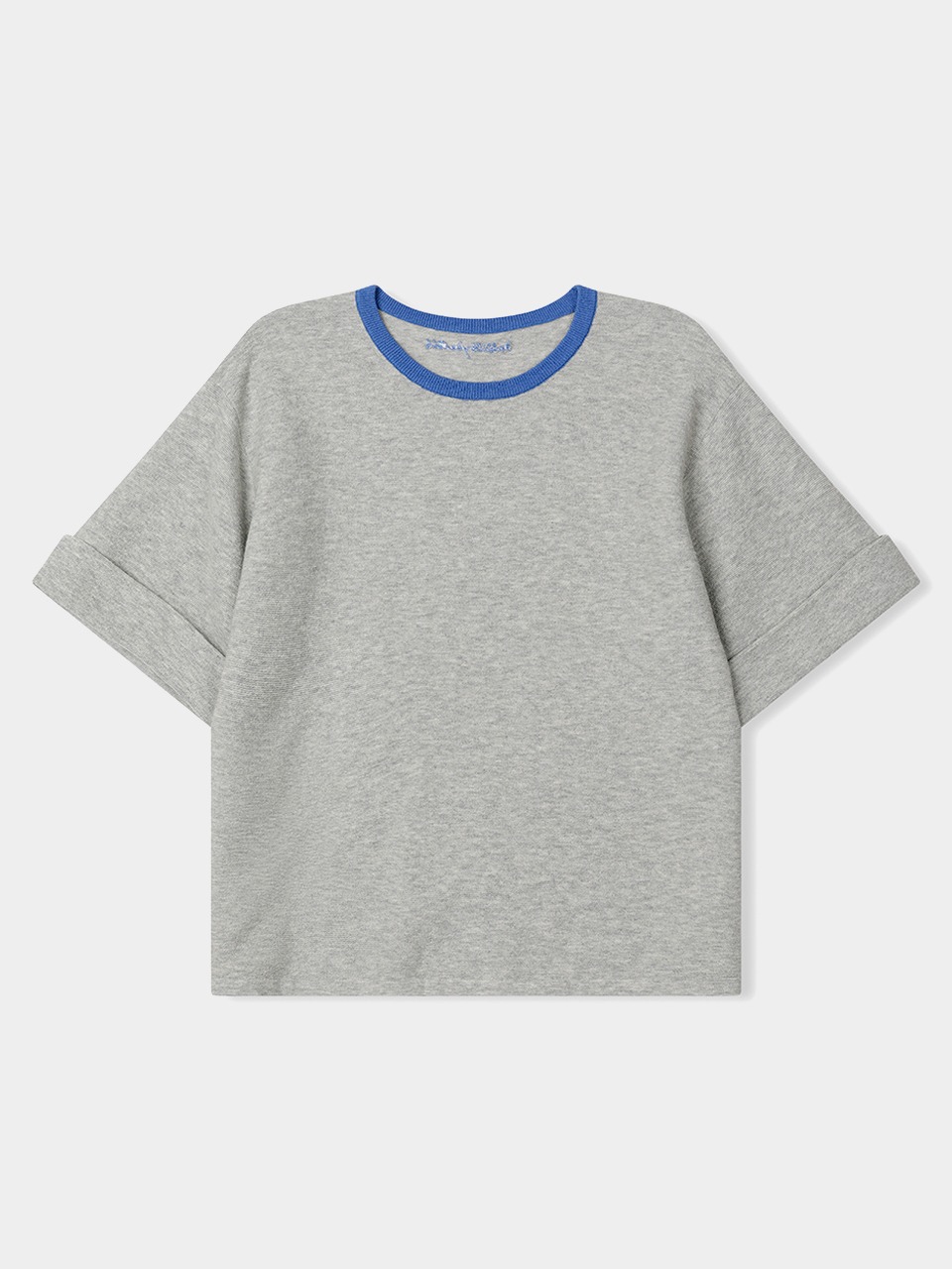 DD06 / Color Block Half Sleeve Knit