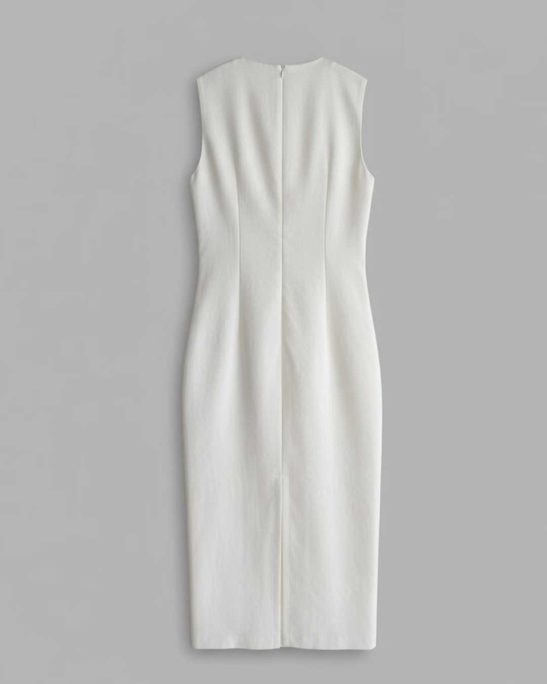 EMERSON SIDE DART SLIM FIT SLEEVELESS DRESS