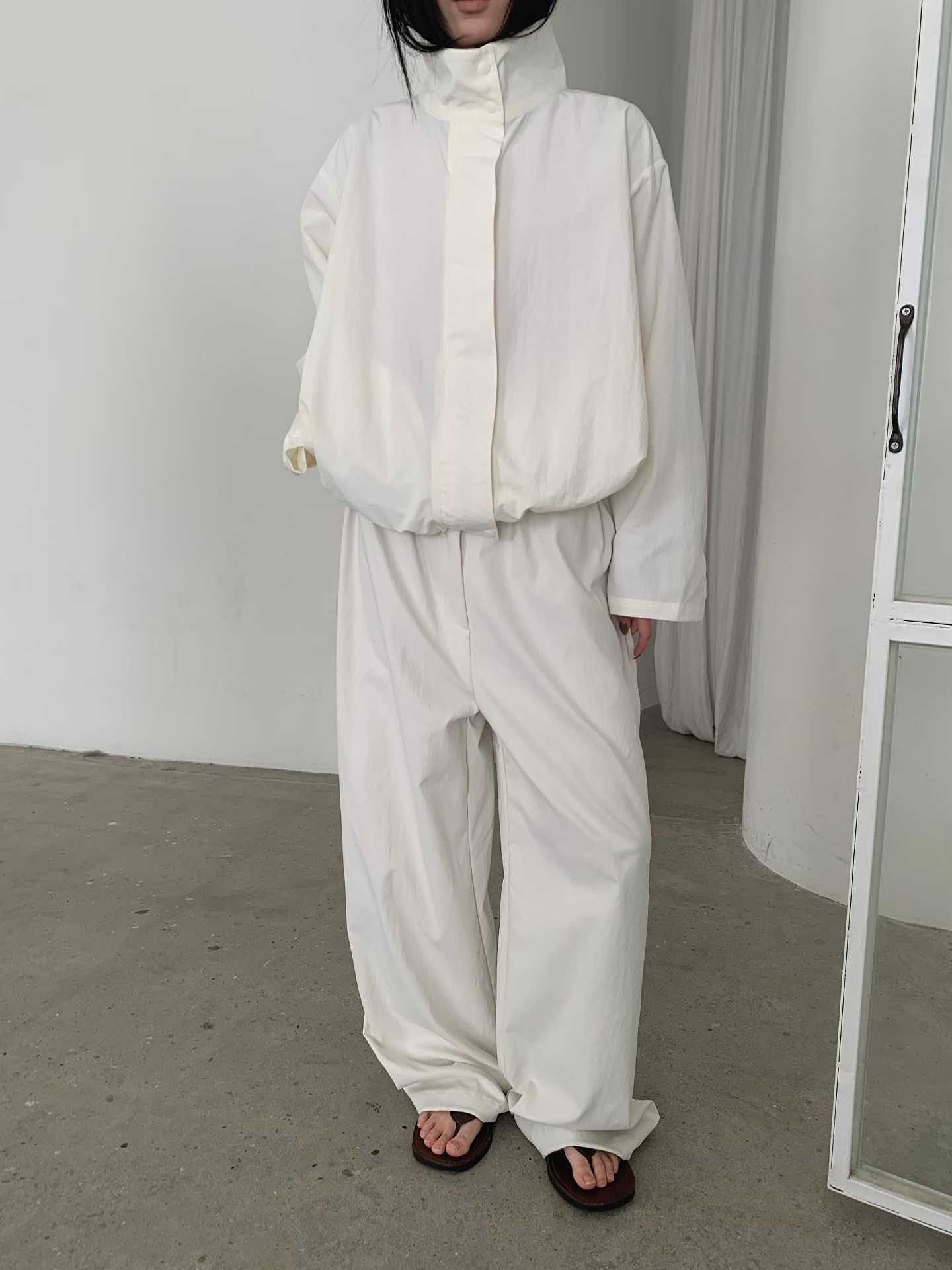 ELLA TOGGLE WAIST BAGGY TROUSERS