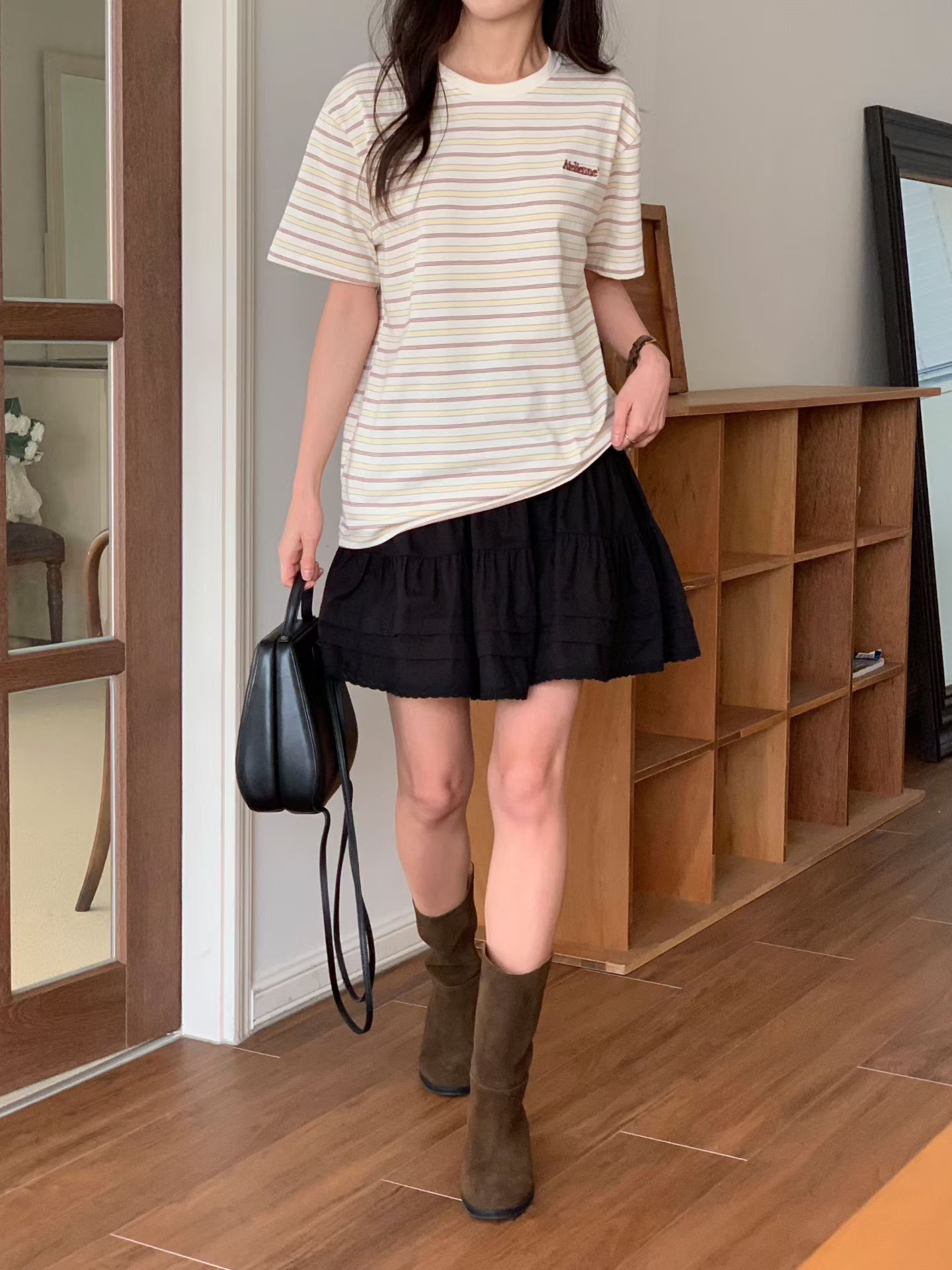 DAHLIA “ATELEMIE” STRIPE TEE-SHIRT