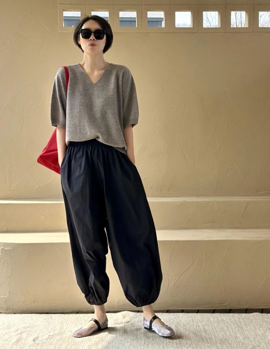 080426/BANDED CUFF BALLOON TROUSERS 