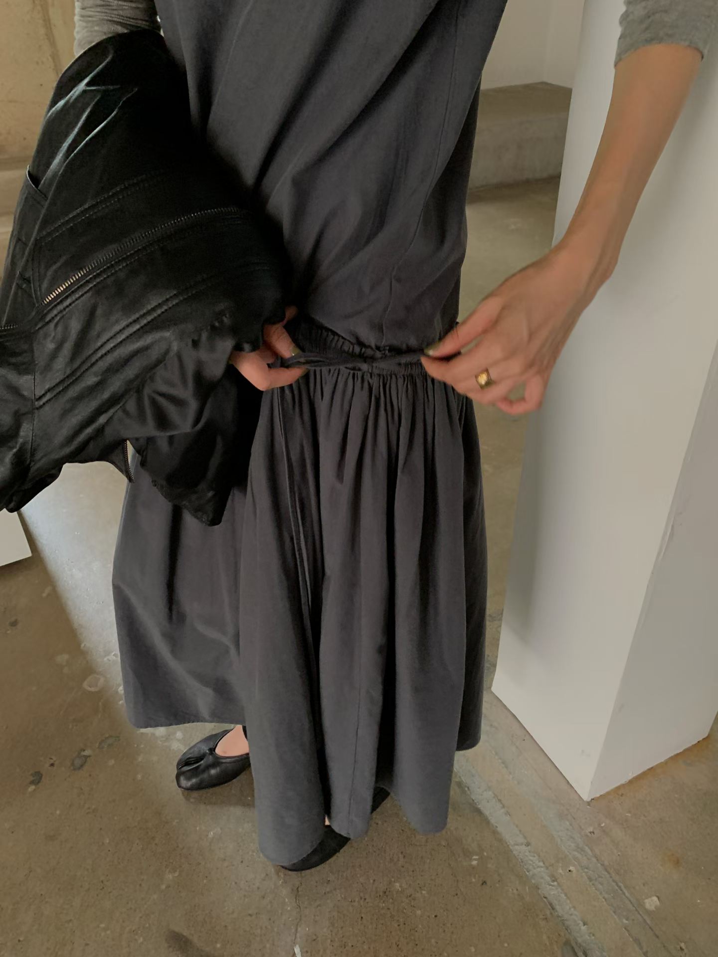 FREYA DROP WAIST CAP SLEEVES DRESS