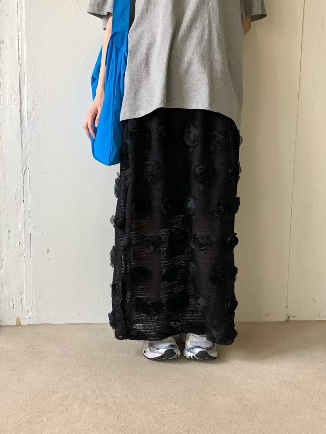 EVERLEE ROSETTES BANDING SKIRT