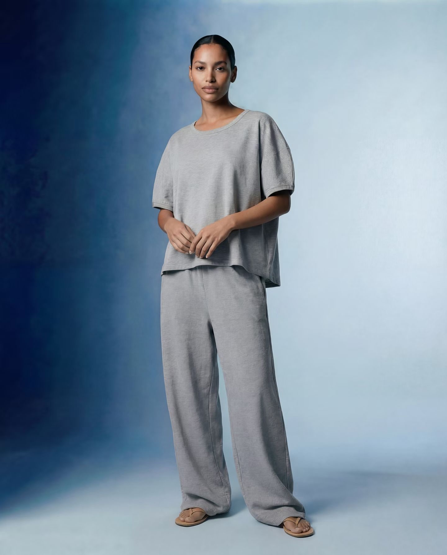 JY25 / VOLUME SLEEVES DRAPE TOP