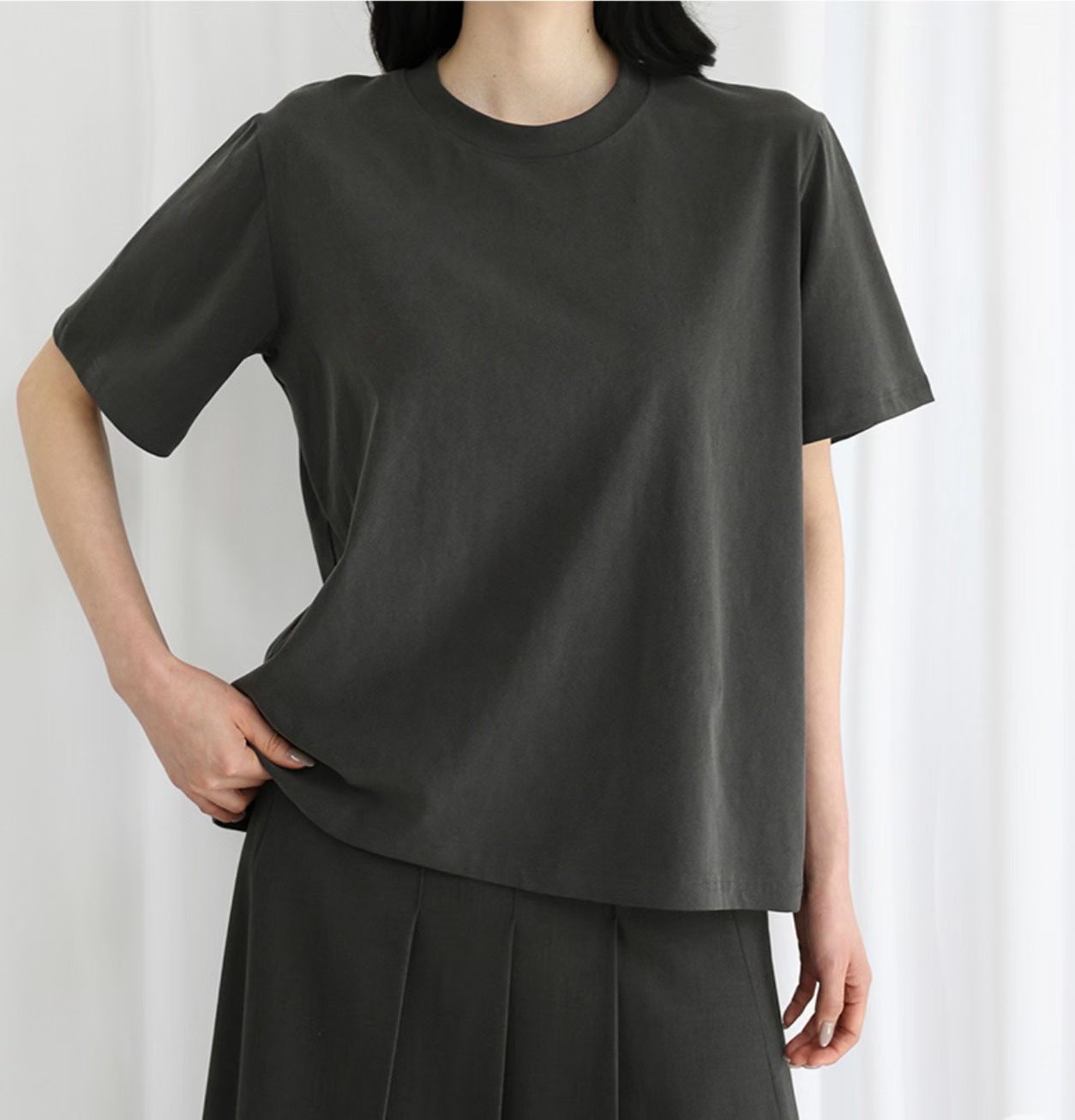 JY18 / SHORT SLEEVES COTTON TEE