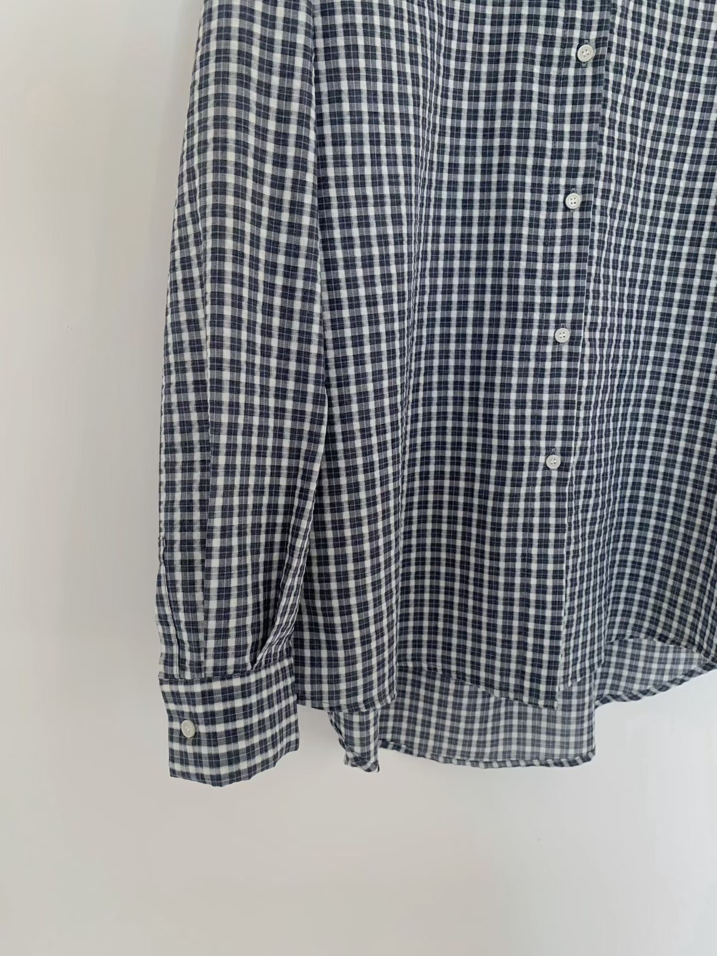 JU06 / PLAID BUTTON DOWN SHIRT