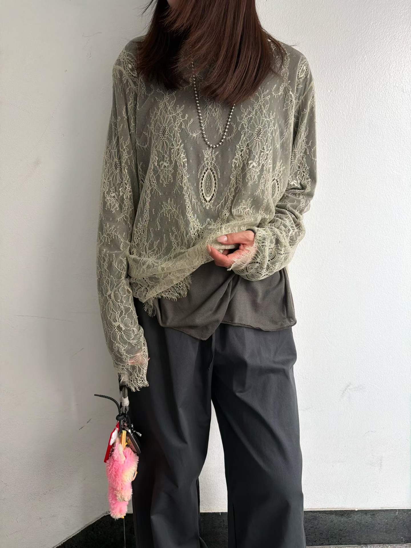 FERONIA REVERSIBLE LACE TEE