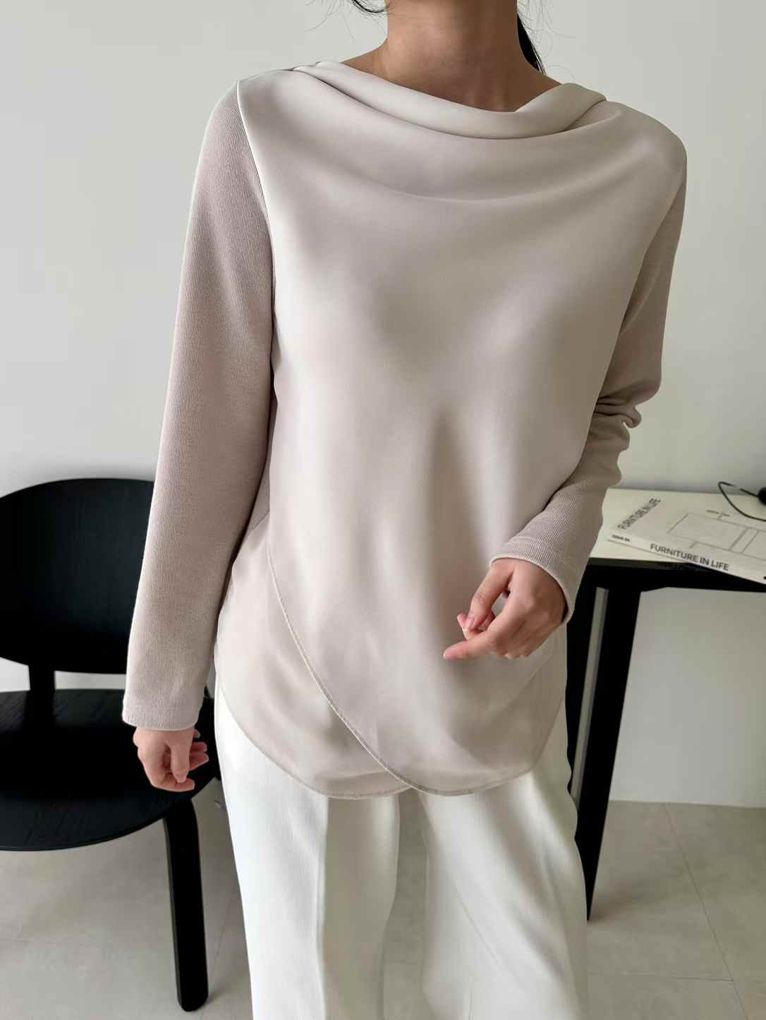 DEON DRAPE BLOUSE