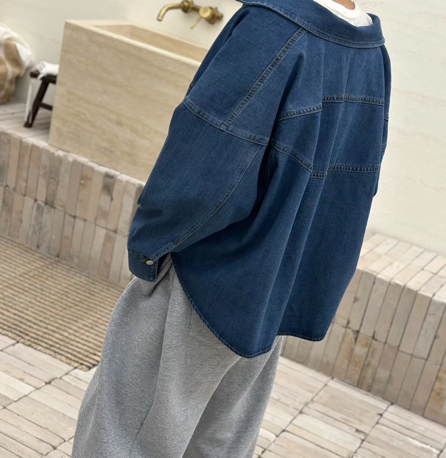 LE14 / LIGHT DENIM SHIRT-OUTER