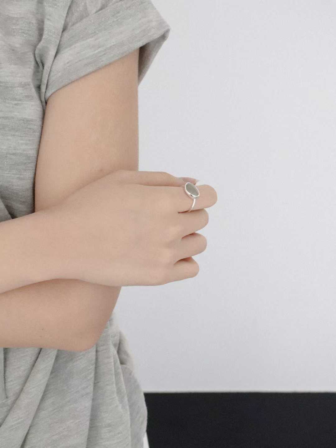 DARION 925S STONE OPEN ENDED RING