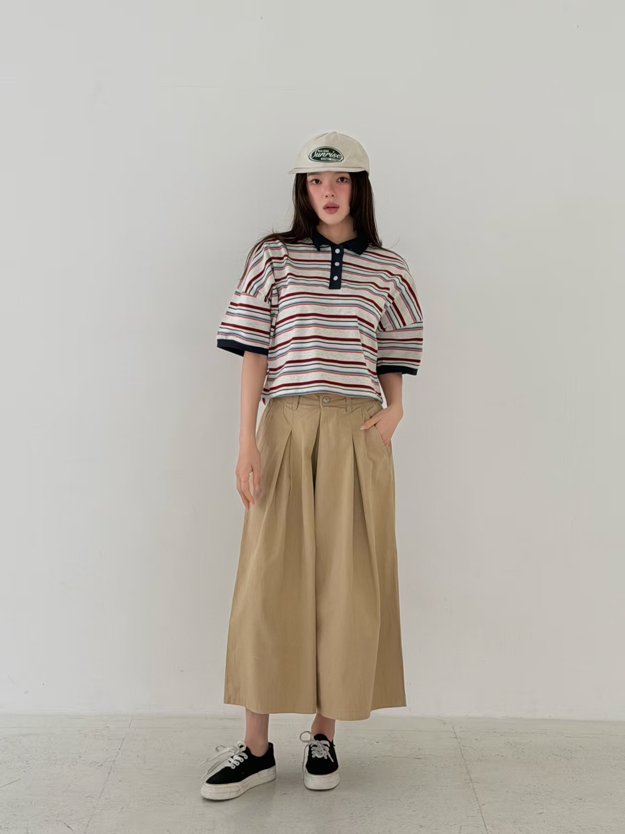 940426 / ELASTIC BAND POCKET DART CULOTTES