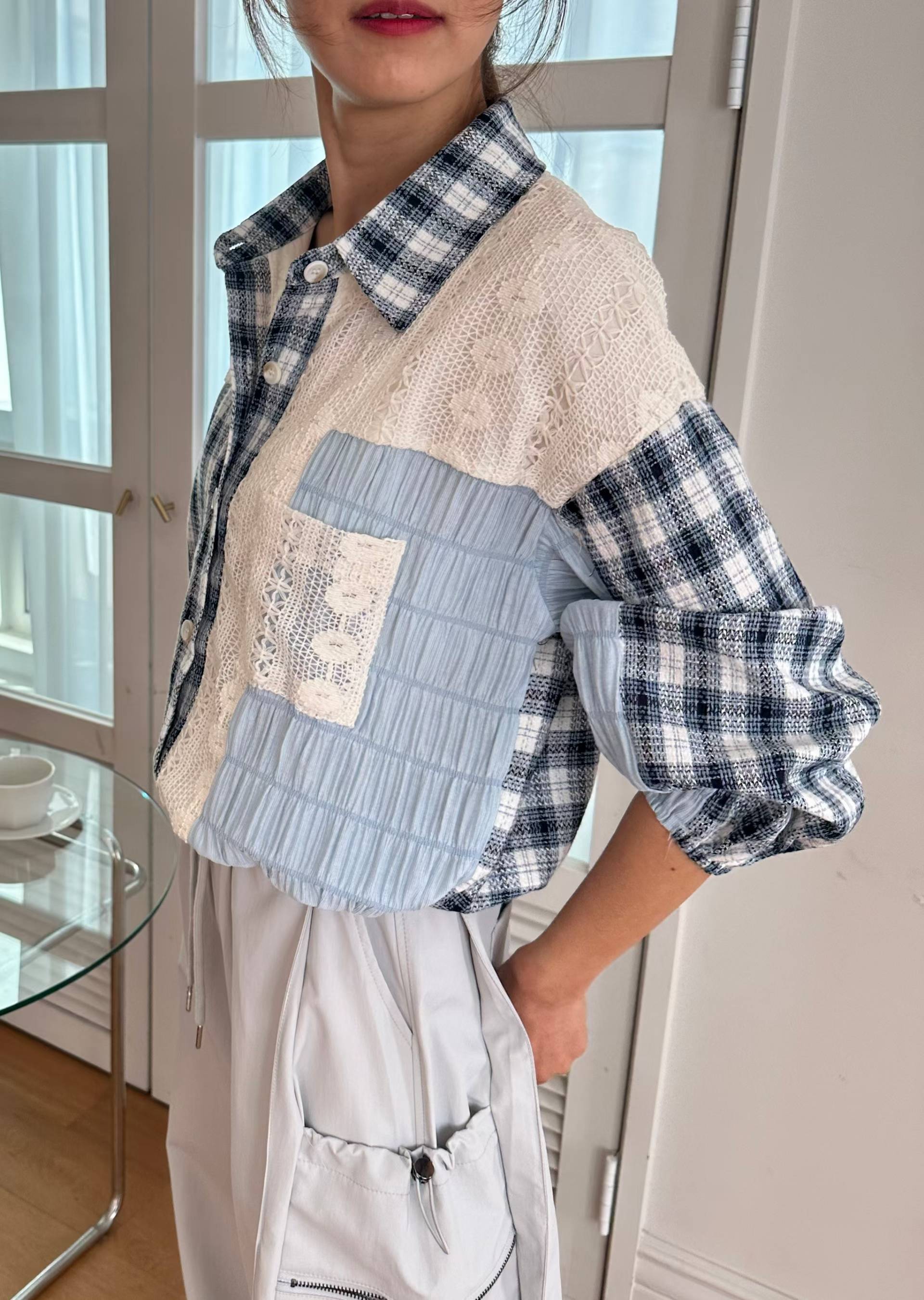 FLYNN PATCHWORK SHIRT