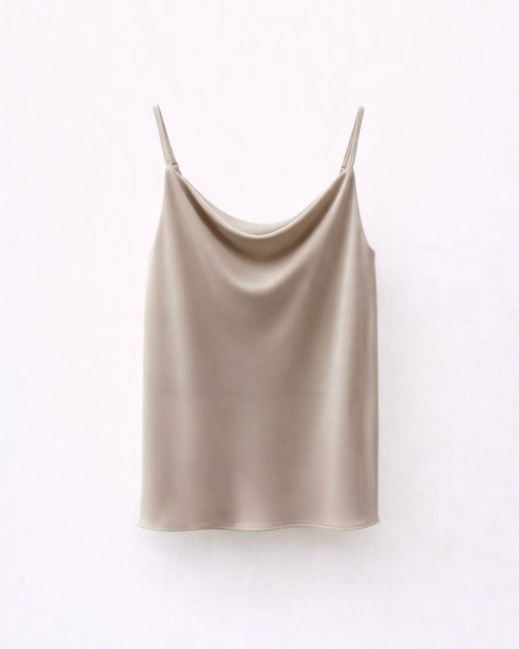 ME11 / Spaghetti Strap Cowl Neck Camisole