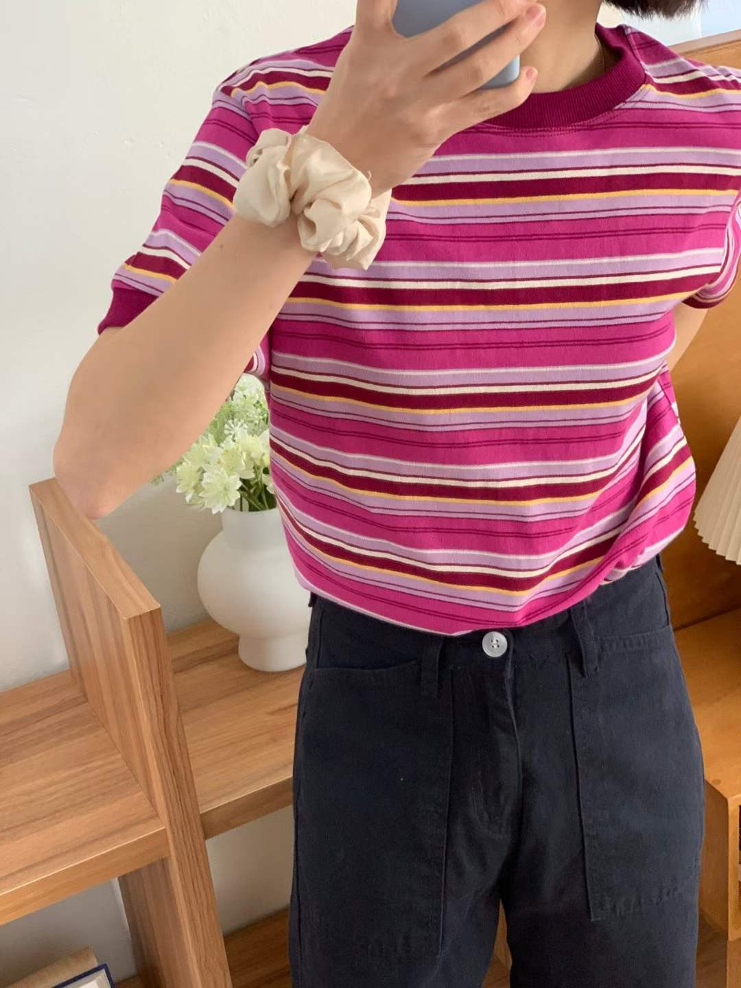 DRUCELLA MULTI STRIPES TEE