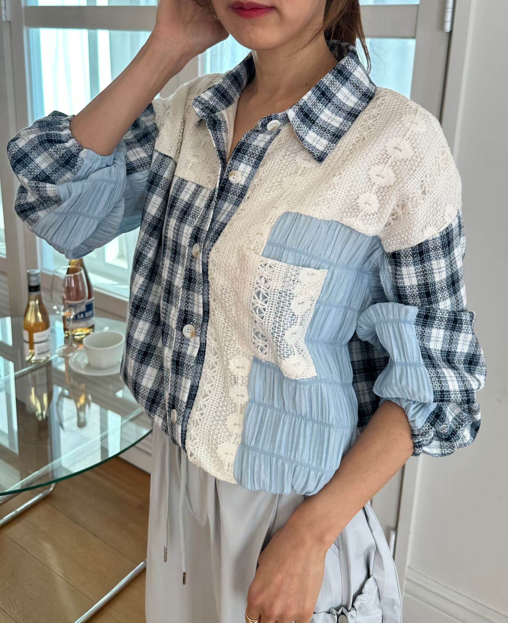 FLYNN PATCHWORK SHIRT