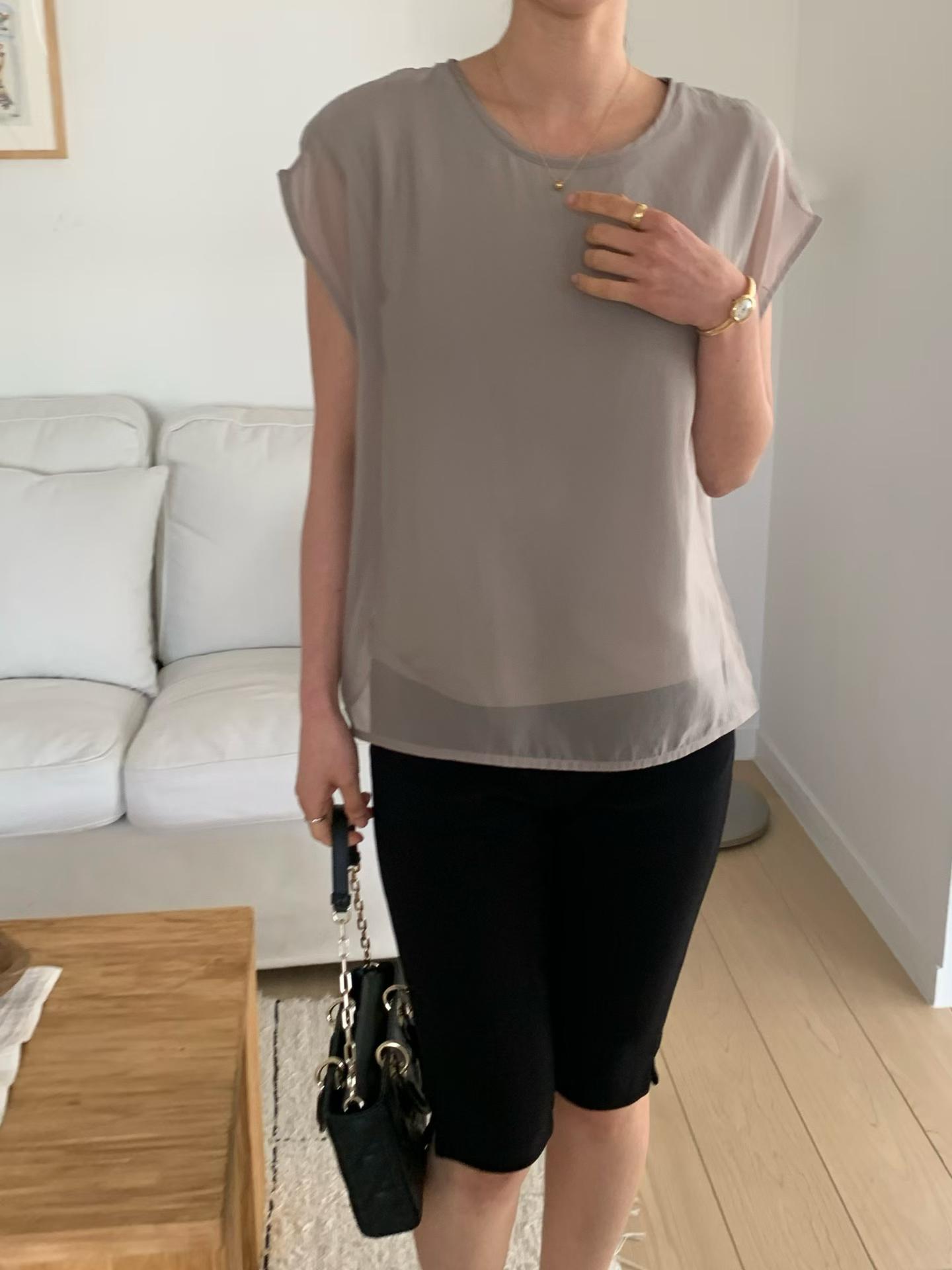 FOSTER CHIFFON OVERLAY BLOUSE