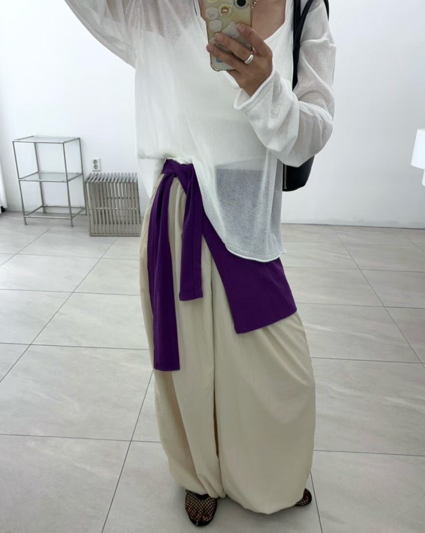 590826 / SHOULDER-WAIST WRAP SHRUG