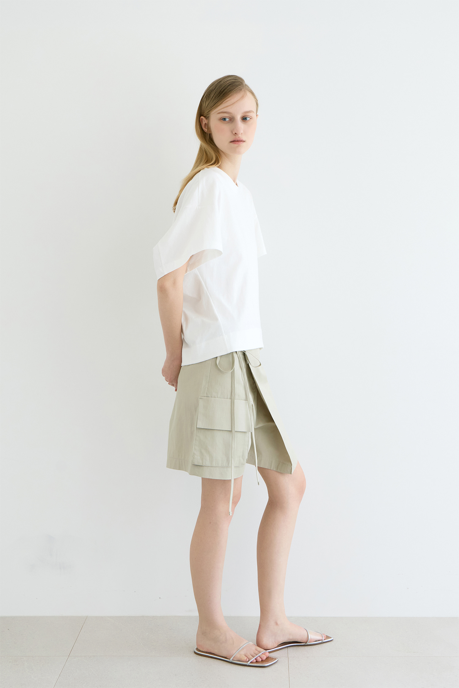 WW31 / NEEDS CARGO WRAP CULOTTES SHORTS