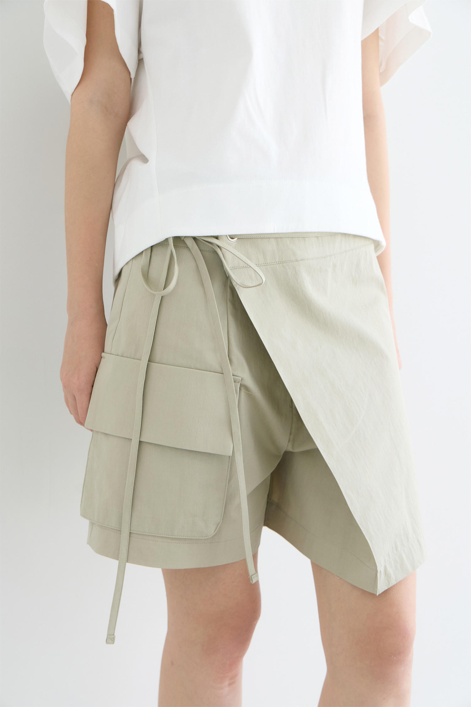 WW31 / NEEDS CARGO WRAP CULOTTES SHORTS