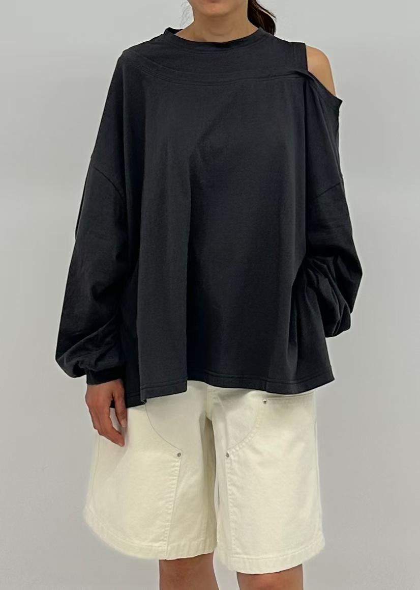FALLON ONE COLD SHOULDER SWEAT-TEE
