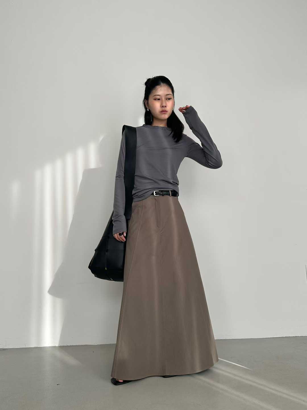 EMBER RUCH COLLAR LONG SLEEVES PULLOVER