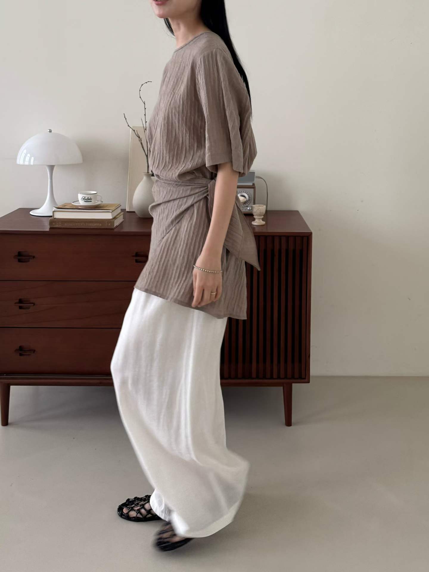 FERN OVER-PIECE TEXTURED TUNIC