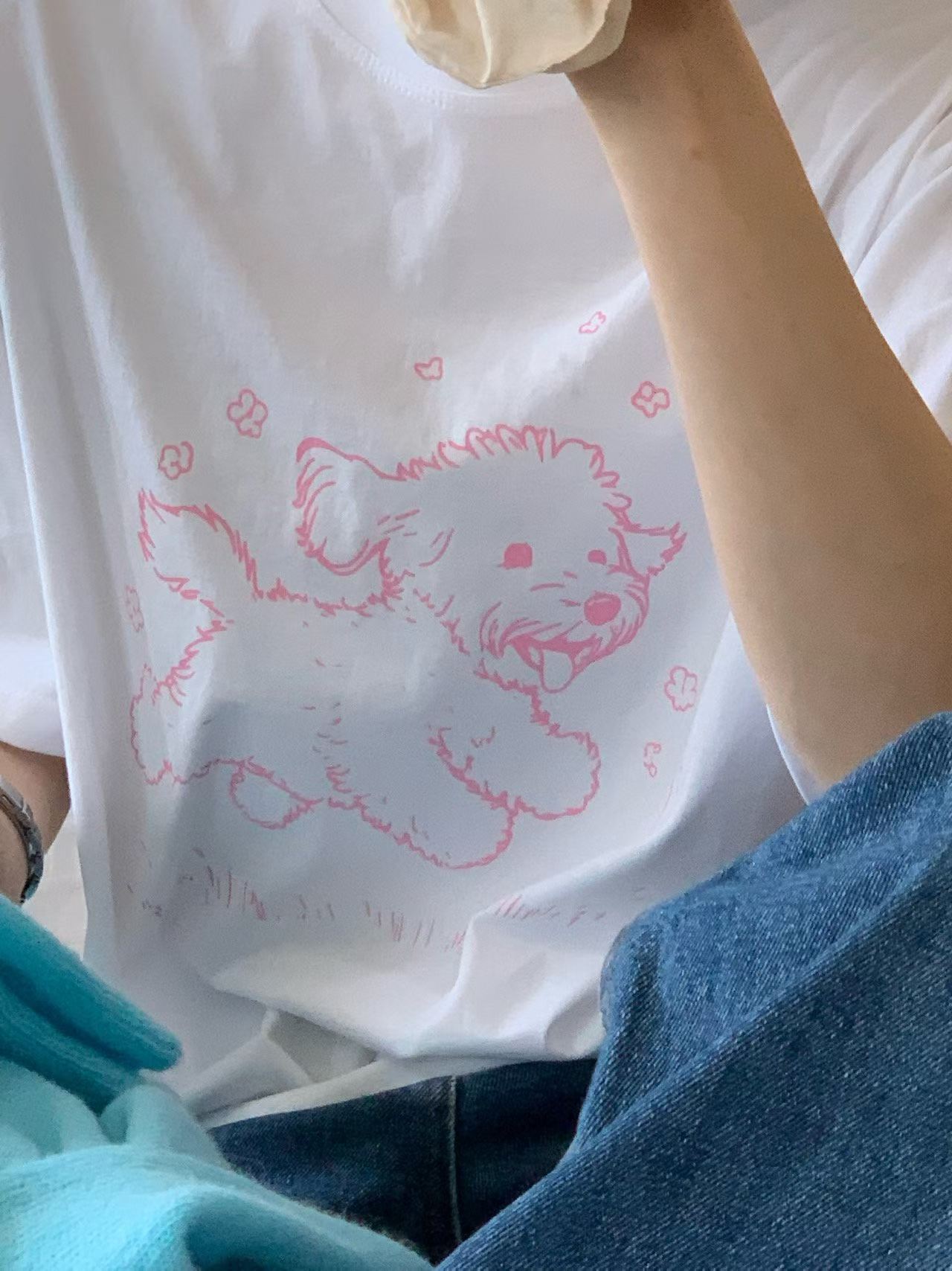 ELOWYN PUPPY GRAPHIC TEE