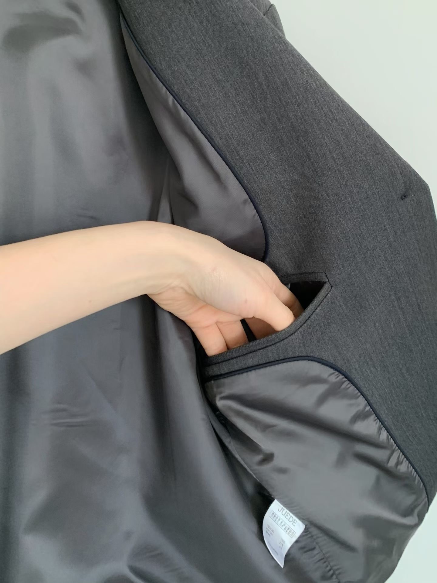 JU09 / BUTTON DOWN BLAZER