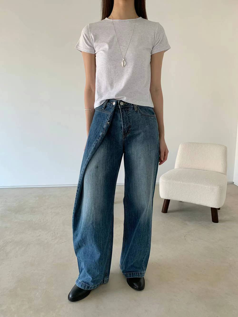 CHARLES FLAP PIECE JEANS