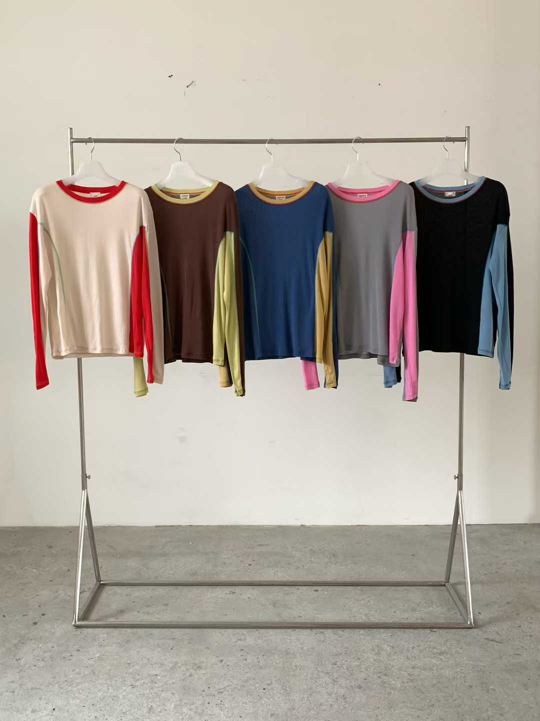 ELORA TWO TONE PANEL PULLOVER