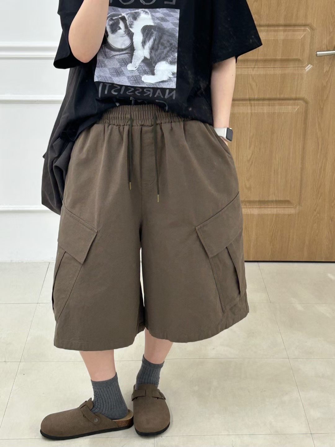 KL12 / OVERSIZED POCKET BERMUDAS