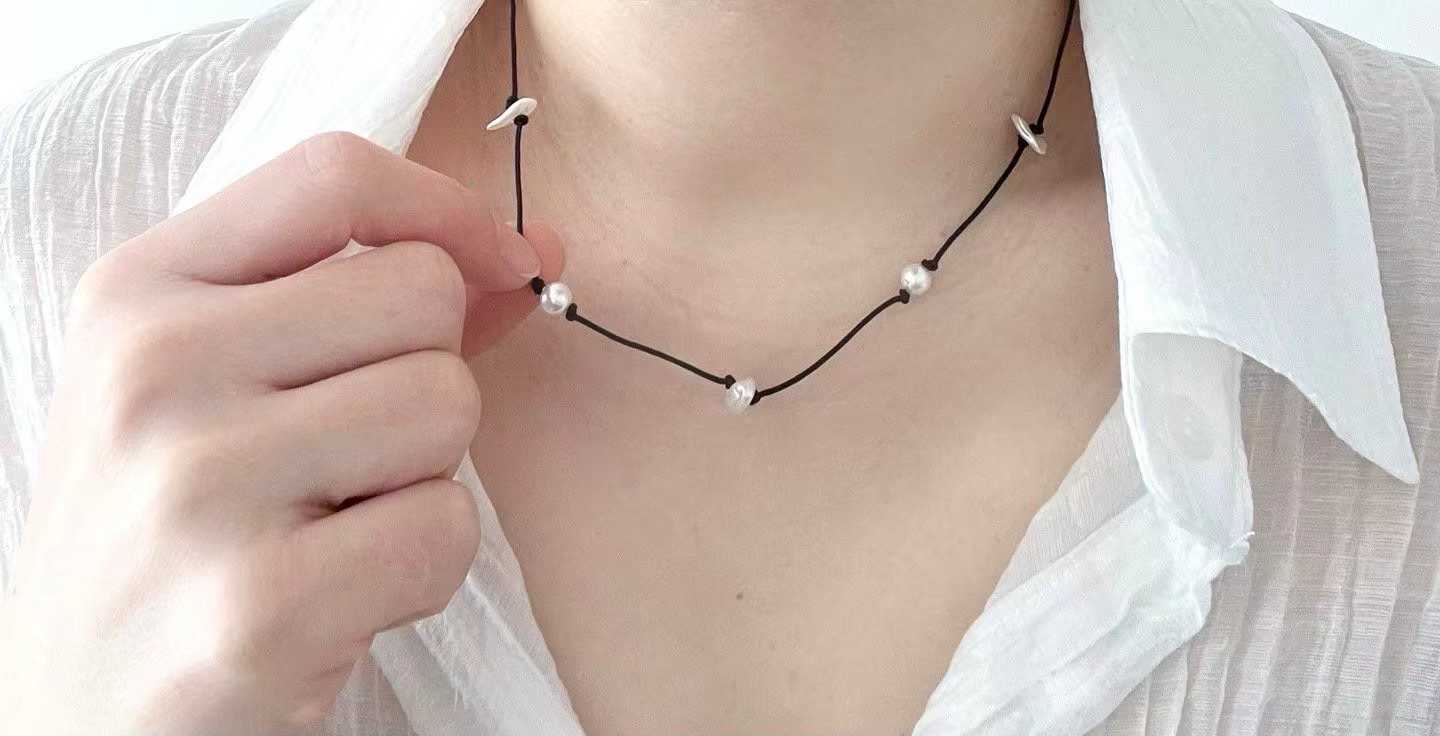 FRITZ SEGMENTED STRING NECKLACE