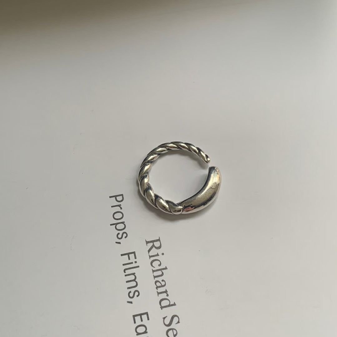 Shane 925 silver twisted ring