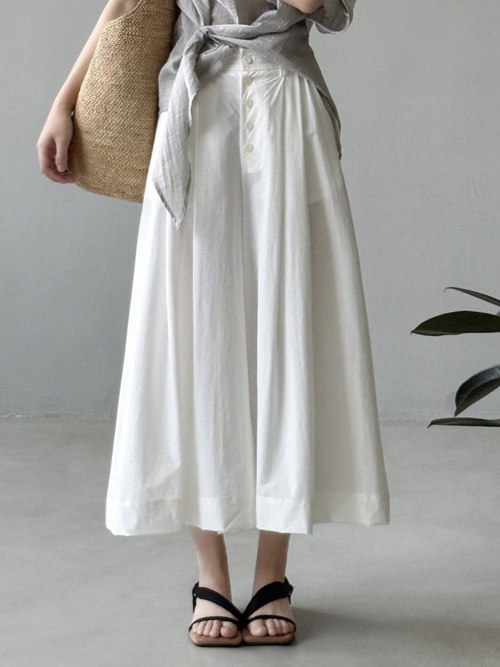 TS20 / PINTUCK POCKET CULOTTES