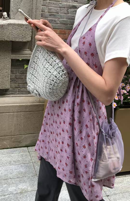 FELICITY CHIFFON DRAWSTRING POUCH