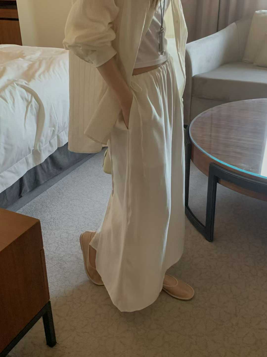 ELAINA TIE FLOWY SKIRT