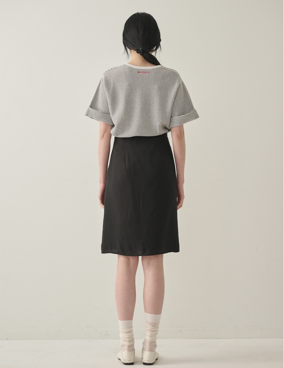 DD06 / Color Block Half Sleeve Knit